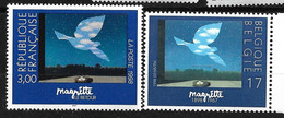 N°3145 Et Belgique  N°2755  Emission Conjointe  Magritte    Neufs   * *, ,B/TB     Soldé Le Moins Cher Du Site  ! ! ! - Ungebraucht