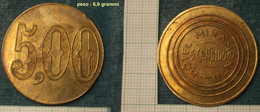 M_p> Gettone Hotel MIRAMONTI - San Candido ( Bolzano ) - Valore " 5,00 " - Monedas/ De Necesidad