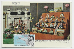 JAPAN JAPON  5C 1956 CARTE - Brieven En Documenten