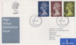 Enveloppe  FDC  1er  Jour   GRANDE  BRETAGNE    Série  Courante   1977 - 1971-1980 Decimal Issues