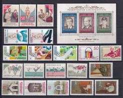 LIECHTENSTEIN - ANNEE COMPLETE 1988 ** MNH - COTE YVERT 2012 = 40.5 EUR. - Vollständige Jahrgänge