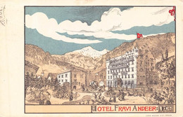 Andeer  Hotel Fravi Litho - Andeer
