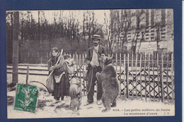CPA Ours Montreur D'ours Paris Les Petits Métiers De Paris JH 908 Circulé Singe Bohémien - Bears