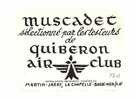 Etiquette De Vin Muscadet -  Cuvée   Air Club De Quiberon  -  Martin Jarry à La Chapelle Basse Mer (44) - Airplanes