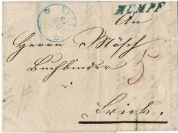 1854, " MUMPF ", L1 Und " STEIN " A5899 - Covers & Documents