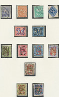NIEDERLANDE 1923, Freimarken, AH-Freimarken Und AH-Freimarken (Dienst), Drei Komplette Gestempelte Kab.-Sätze - Used Stamps