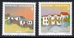 Macedonia 1999 Architecture Villages Houses Svekani Tetovo, Definitive Set MNH - Macédoine