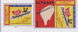 Ancienne étiquette  Allumettes France D37   Type 102 Champigneulles Limonade - Matchbox Labels