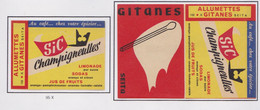 Ancienne étiquette  Allumettes France D38   Type 102 Champigneulles Limonade - Boites D'allumettes - Etiquettes