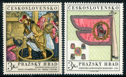 CZECHOSLOVAKIA 1969 Prague Castle MNH / **  Michel 1876-77 - Ongebruikt