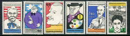 CZECHOSLOVAKIA 1969 Cultural Personalities MNH / **  Michel 1878-83 - Nuovi