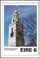 Eire Ireland Postal Stationery Postage Paid Cork 2005 Architecture Heritage St. Ann's Shandon Church  Priotaire Airmail - Ganzsachen