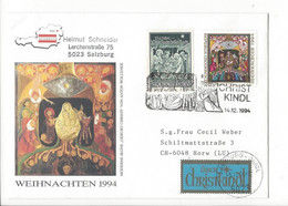 29233 - Christkindl 1994 Cover 14.12.1994 Pour Horw Weihnachten 1994 - Noël