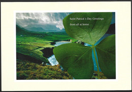 Eire Ireland  Postal Stationery Postage Paid St. Patrick's Day Greetings Prioritaire Airmail Festival 2001 - Interi Postali