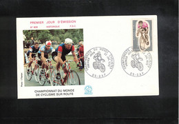 France 1972 Cycling - World Chamionship In Road Cycling Interesting Cover FDC - Wielrennen