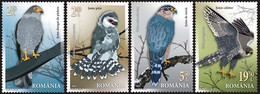 2021, Romania , Falcons, Animals, Birds, Birds Of Prey, 4 Stamps, MNH(**), LPMP 2315 - Ungebraucht