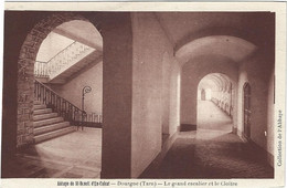 81   Dourgne  -   Abbaye  De Saint Benoit D'en Calcat -    Le Grand Escalier  Et Le Cloitre - Dourgne