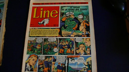 LINE N°  7  Bon état  Mais Quelques Coupures Et Manque Une Vignette Coin Gauche 1955 16 Pages  Grand Format  25 X 31 - Line