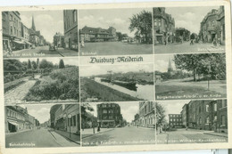 Duisburg-Meiderich 1954; Mehrbildkarte - Gelaufen. (Heinrich Koch - Essen) - Duisburg