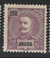 Portugal Angra Azores 1897 "D Carlos I" Condition MH OG #24 - Angra