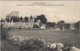 81  Vaour  - Le Cimetiere Et Les Ruines De L'abbaye Des Templiers - Vaour