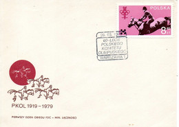 POLOGNE. N°2439 De 1979 Sur Enveloppe 1er Jour. Jumping. - Salto