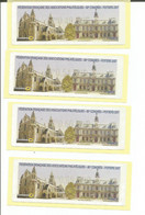 TIMBRES DDISTRIBUTEUR FFAP POITIERS 2007 Type AP (Lisa 2) Notre Dama La Grande Poitiers - 1999-2009 Viñetas De Franqueo Illustradas