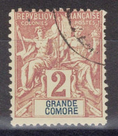 Grande Comore - YT 2 Oblitéré - 1897 - Gebruikt