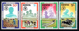 1981 Kenia, Giornata Mondiale Alimentazione  F.A.O., Serie Completa Nuova (**) - Kenya (1963-...)