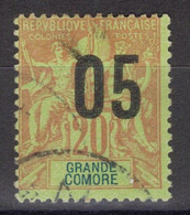 Grande Comore - YT 23 Oblitéré - 1912 - Usati