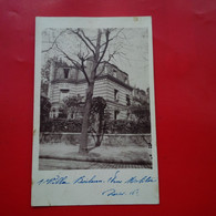 CARTE PHOTO PARIS RUE MOLITOR VILLA BOILEAU - Other & Unclassified