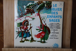 Disque Vinyle Le Fablier Des Enfants Sages La Fontaine - Kinderlieder