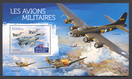 Guinea, Guinee, 2015, Military Airplanes, MNH, Michel Block 2544 - Guinée (1958-...)