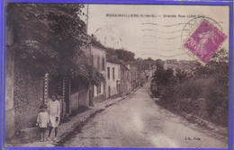 Carte Postale 78. Morainvilliers  Grande Rue   Très Beau Plan - Morainvilliers