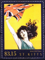 St. Kitts 2015 MNH, British World War I Posters, Flag - WW1