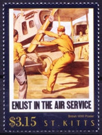 St. Kitts 2015 MNH, World War I Poster, Enlist In The Air Service - WW1