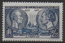 1939 - YVERT N° 427 ** MNH - COTE = 18 EUR. - PHOTOGRAPHIE - Nuevos