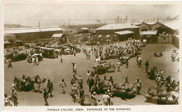 CPA - MAALLA VILLAGE - ADEN - VIEW OF THE WHARVES - ENTRANCE TO THE WHARVES - Yémen