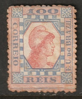 Brazil 1891 Sc 109 Mi 97 Yt 77 MNG(*) Toning Spots - Ungebraucht