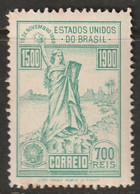 Brazil 1900 Sc 165 Mi 141 Yt 115 MNH** Some Perf Toning - Ungebraucht