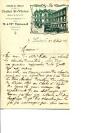 LETTRE.65.LOURDES.PENSION DE FAMILLE.CHALET SAINT VICTOR.M. & Mme.VERONNET PROPRIETAIRE AVENUE DE LA GROTTE. - Non Classés