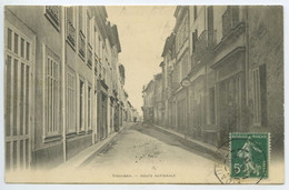 Vidauban - Route Nationale - ** Parfait état ** - Belle Cpa De 1911 (dos Simple) - Ed. A Breger Frères - Vidauban