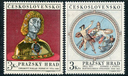 CZECHOSLOVAKIA 1970 Prague Castle MNH / ** Michel 1943-44 - Nuevos