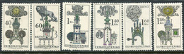 CZECHOSLOVAKIA 1970 Old House Signs MNH / ** Michel 1952-57 - Nuovi