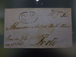 MARCOFILIA - D.PEDRO V - BORJA FREIRE - PÓVOA DE LANHOSO - Lettres & Documents