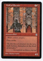 MAGIC The GATHERING  "Wall Of Razors"---STRONGHOLD (MTG--120-4) - Altri & Non Classificati