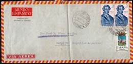 España - 1963 - Carta Sobre Comercial - Por Avion - Enviada A Argentina - A1RR2 - 1961-70 Brieven