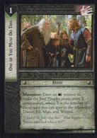 Vintage The Lord Of The Rings: #1 One Of You Must Do This - EN - 2001-2004 - Mint Condition - Trading Card Game - Il Signore Degli Anelli