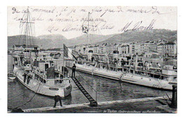 Carte Postale Ancienne - Circulé - Dép. 83 - TOULON - Contre Torpilleur " AU PETIT RANA " - Toulon