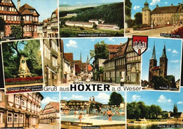 AK - Höxter An Der Weser , Dechaner , Weser , Schwimmbad , Schloß Corvey - Hoexter